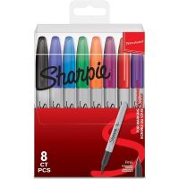 Sharpie Fine Point markeerstiften 8 kleurenmix Hoofdafbeelding