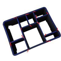 Voorbeeld Pinn-Pack Indeling Set Voor Peli case 1560 en 1560M